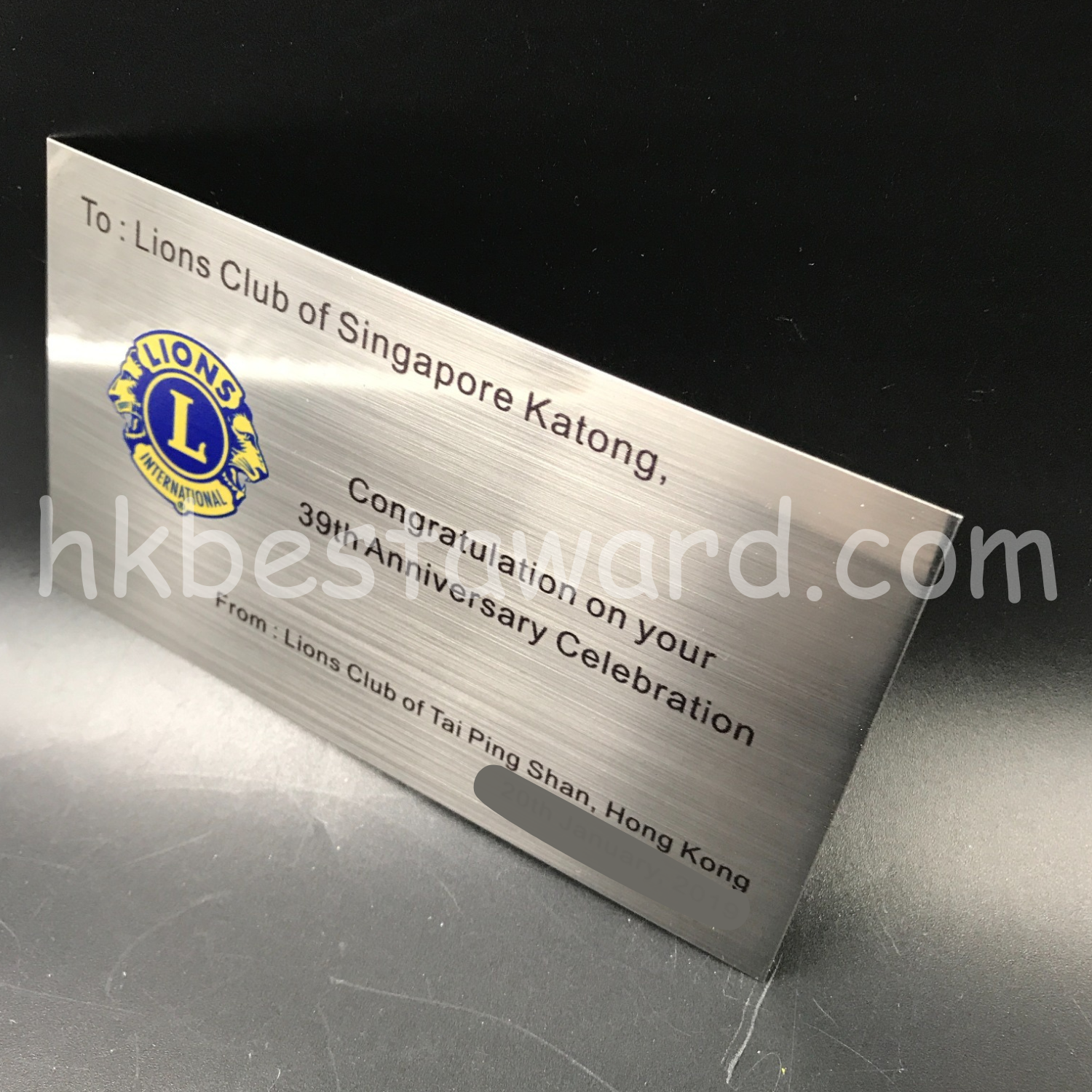 訂製金屬牌 – 彩印