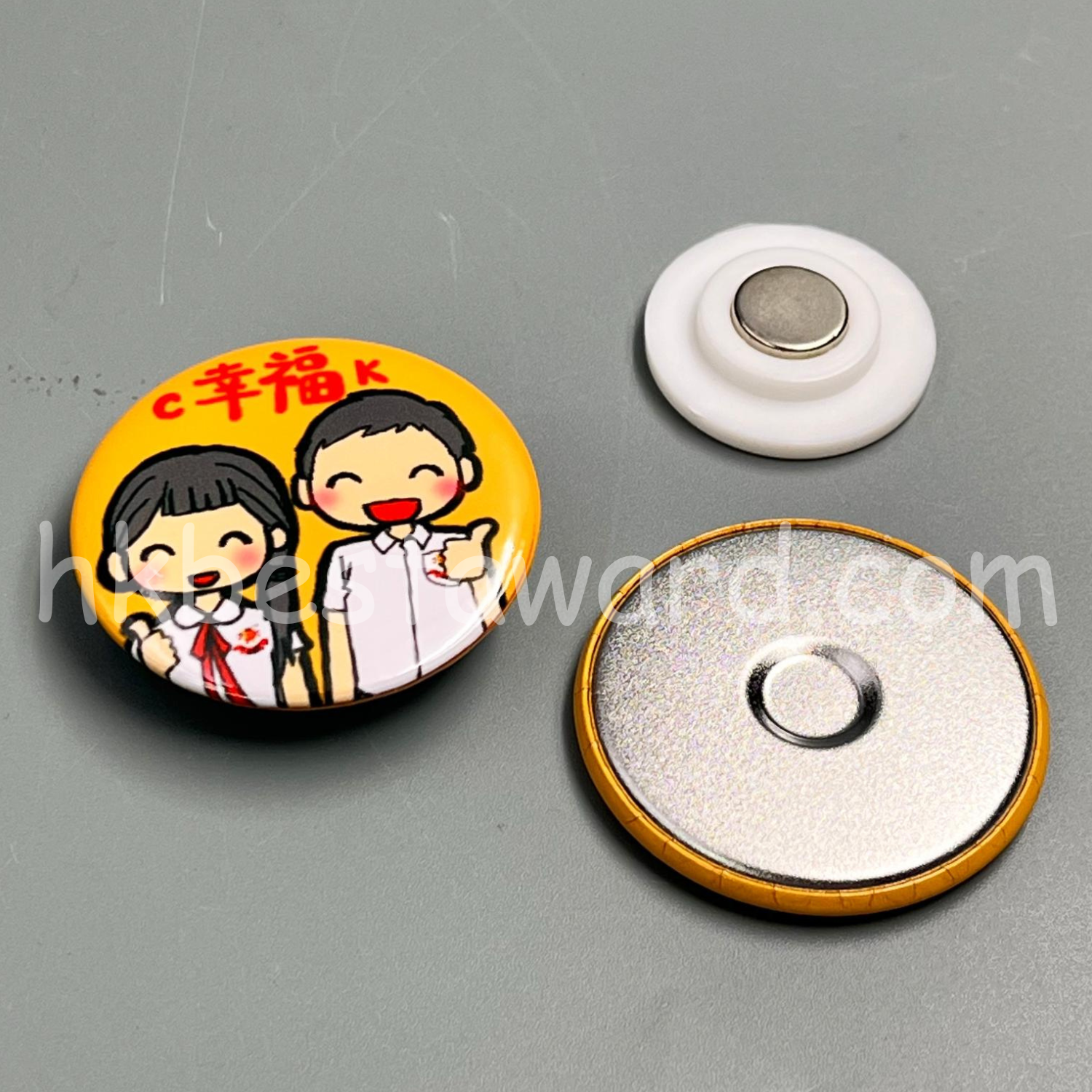 訂製襟章 – 馬口鐵磁石章